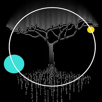 Artwork thumbnail, Computer Binary Tree Computer by MooonTees