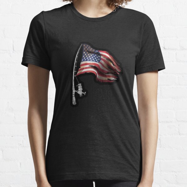 Camisetas: Agarre De Bandera Americana