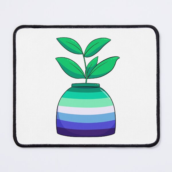 Item preview, Plant with gay flag - flower pot designed and sold by atakji.