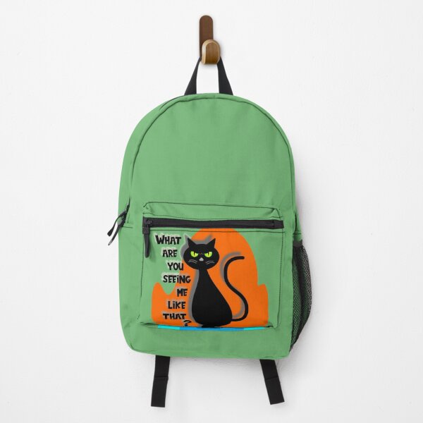 Item preview, Halloween cat, are you looking at me like that? designed and sold by Marcia Motivos.
