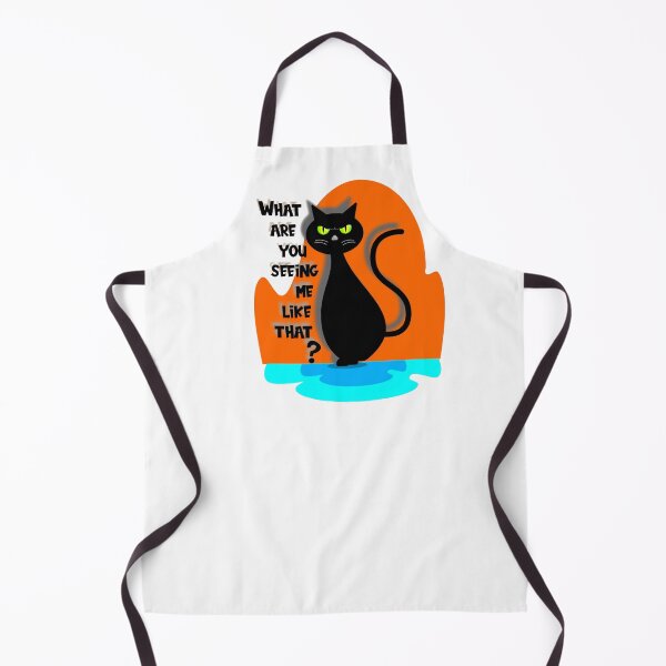 Item preview, Halloween cat, are you looking at me like that? designed and sold by Marcia Motivos.