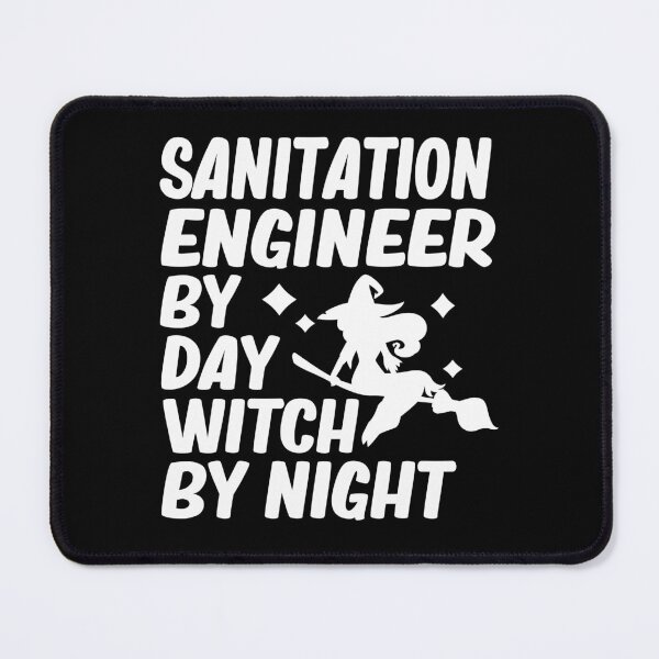 Item preview, Sanitation Engineer By Day Witch By Night sanitation Engineer Halloween Women Gift designed and sold by alaechamlal.