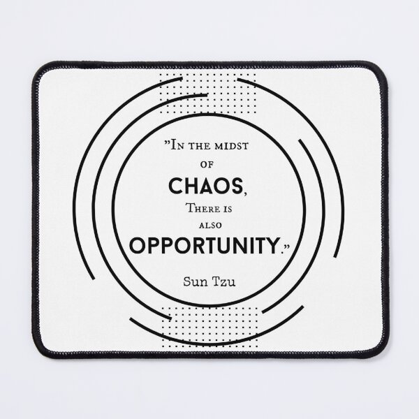 Item preview, Sun Tzu Quotes | The Art of War | Chaos Quote designed and sold by StoicStreet.