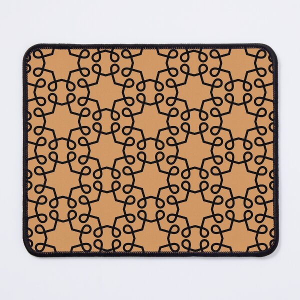 Item preview, Orange and Black Swirl Shape Tile Pattern Coordinates w/ Sherwin Williams 2022 Popular Color Bakelite Gold SW 6368 - Colour Trends designed and sold by ColorOfTheYears.