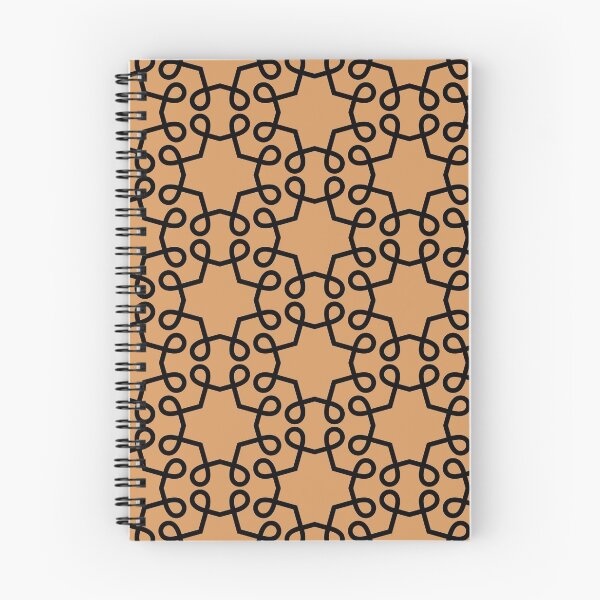 Item preview, Orange and Black Swirl Shape Tile Pattern Coordinates w/ Sherwin Williams 2022 Popular Color Bakelite Gold SW 6368 - Colour Trends designed and sold by ColorOfTheYears.