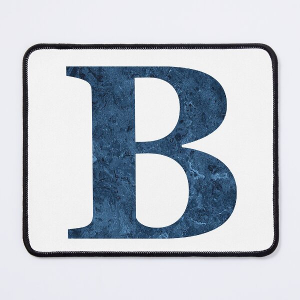 Item preview, lettre B Marble blue designed and sold by ahmedbakkali.