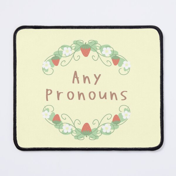 Item preview, Any Pronouns cottagecore pronouns  designed and sold by vanillagutz.