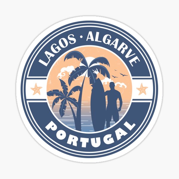 Artikel-Vorschau von Lagos Algarve Portugal Sommer-Surf-Design, designt und verkauft von CynthiaGraphics.
