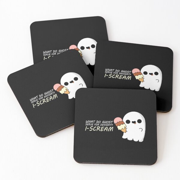 Item preview, Cute Cartoon Ghost|| Ice Cream || Kawaii Halloween designed and sold by cookingwithten.