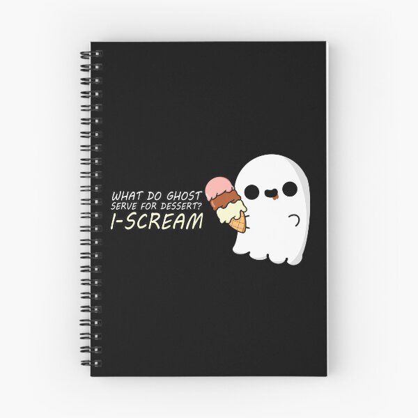 Item preview, Cute Cartoon Ghost|| Ice Cream || Kawaii Halloween designed and sold by cookingwithten.