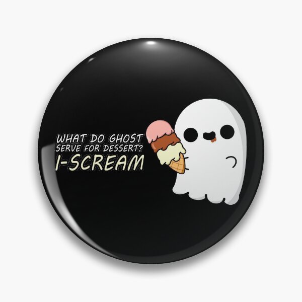 Item preview, Cute Cartoon Ghost|| Ice Cream || Kawaii Halloween designed and sold by cookingwithten.