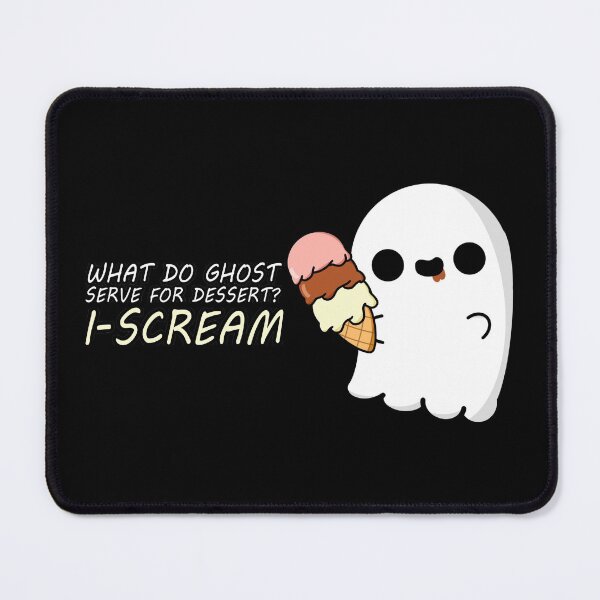 Item preview, Cute Cartoon Ghost|| Ice Cream || Kawaii Halloween designed and sold by cookingwithten.