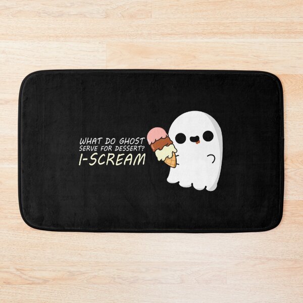 Item preview, Cute Cartoon Ghost|| Ice Cream || Kawaii Halloween designed and sold by cookingwithten.