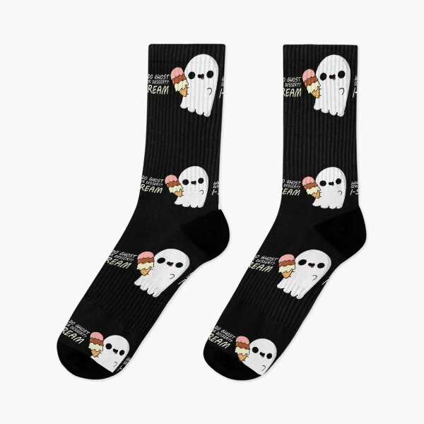 Item preview, Cute Cartoon Ghost|| Ice Cream || Kawaii Halloween designed and sold by cookingwithten.