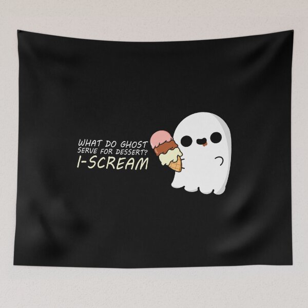 Item preview, Cute Cartoon Ghost|| Ice Cream || Kawaii Halloween designed and sold by cookingwithten.