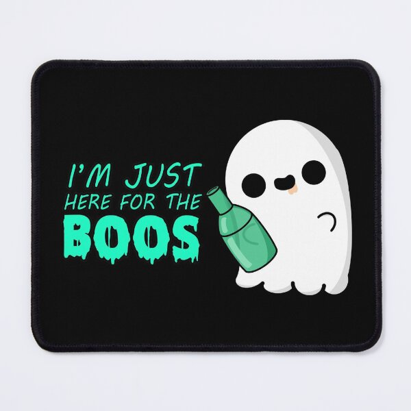 Item preview, Cute Cartoon Ghost|| I'm Just Here for the Boos || Kawaii Halloween designed and sold by cookingwithten.