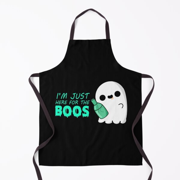 Item preview, Cute Cartoon Ghost|| I'm Just Here for the Boos || Kawaii Halloween designed and sold by cookingwithten.