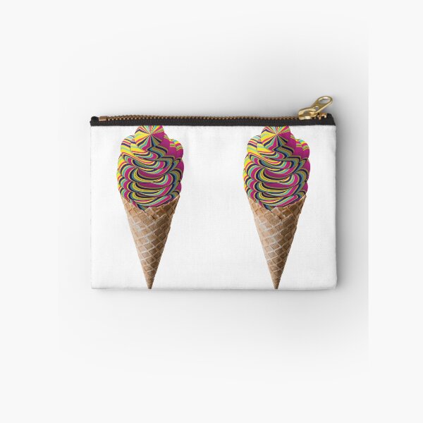 Item preview, Trippy Whipped Icecream Cone Digital Illustration (White Background) designed and sold by Ciara Shortall.