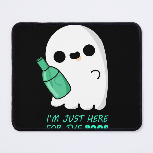 Item preview, Cute Cartoon Ghost|| I'm Just Here for the Boos || Kawaii Halloween designed and sold by cookingwithten.