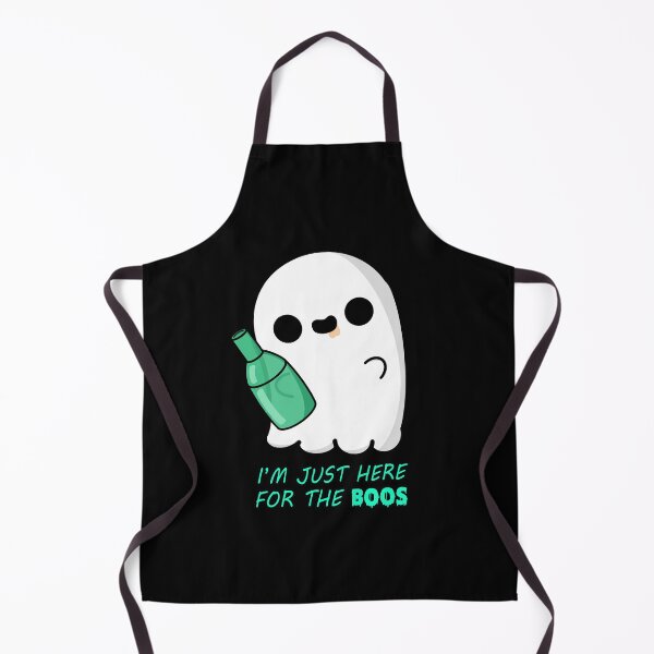 Item preview, Cute Cartoon Ghost|| I'm Just Here for the Boos || Kawaii Halloween designed and sold by cookingwithten.