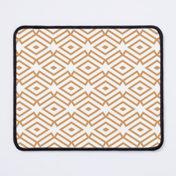 Item preview, Orange and White Ornamental Shape Pattern 7 Coordinates w/ Sherwin Williams 2022 Popular Color Bakelite Gold SW 6368 - Colour Trends designed and sold by ColorOfTheYears.