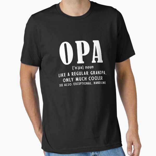 Item preview, Opa Like A Regular Grandpa Only Much Cooler Gift for Grandpa, papa , Mens designed and sold by Unicorny-Design.