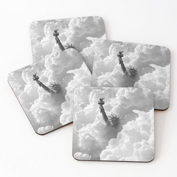 Item preview, Statue Of Liberty In Clouds designed and sold by JaimyE.