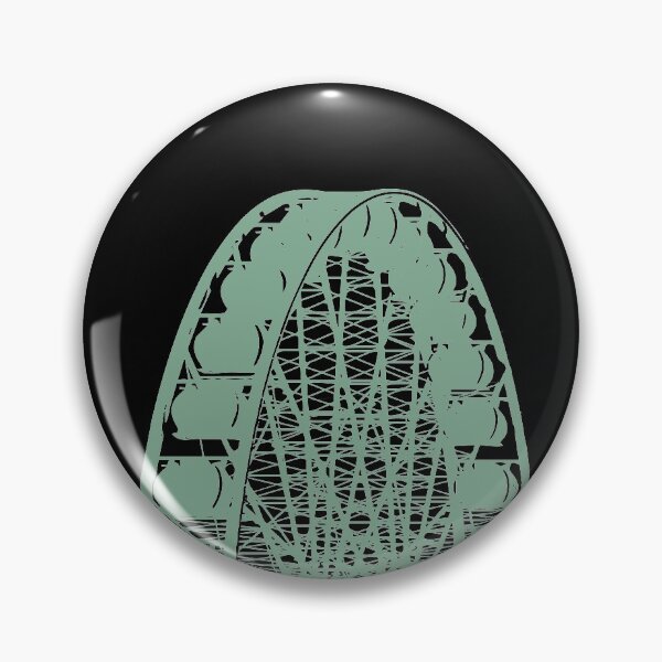 Item preview, Ferris Wheel Amusement Park - Line Art designed and sold by mitevisuals.