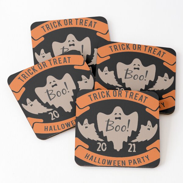 Item preview, Trick or Treat Boo 2021 Halloween party designed and sold by awesome pattern.