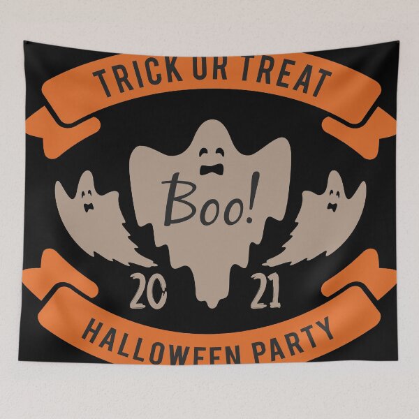 Item preview, Trick or Treat Boo 2021 Halloween party designed and sold by awesome pattern.