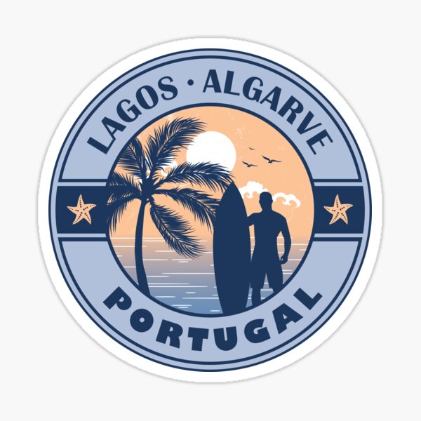 Artikel-Vorschau von Lagos Algarve Portugal Sommer-Surfdesign, designt und verkauft von CynthiaGraphics.
