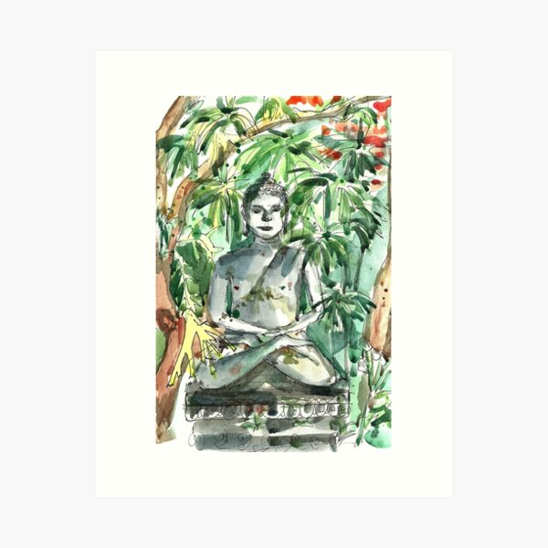 Without Frame Paper BuddhaPainting - Watercolor Painting, Size: 44cm X 28cm  at Rs 12000 in Bardhaman