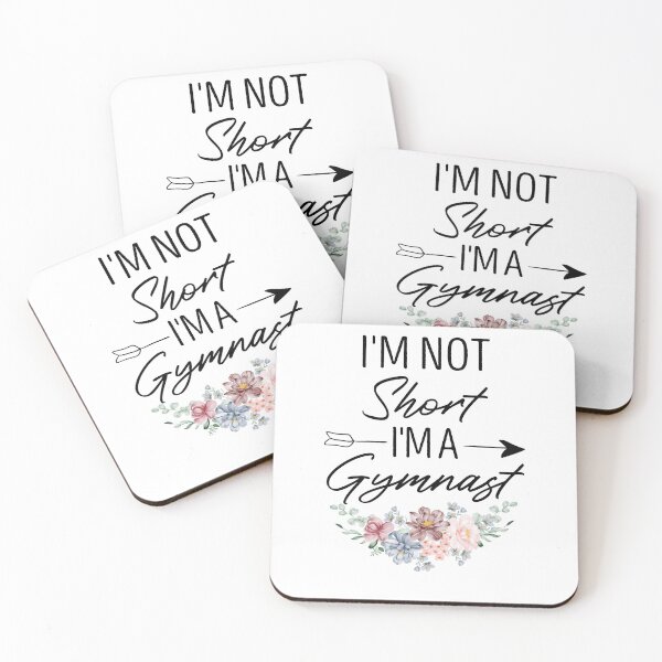 Item preview, I'm Not Short I'm A Gymnast Funny Gymnastics Saying Girls Gift Idea / Christmas Gifts designed and sold by Chamssou.