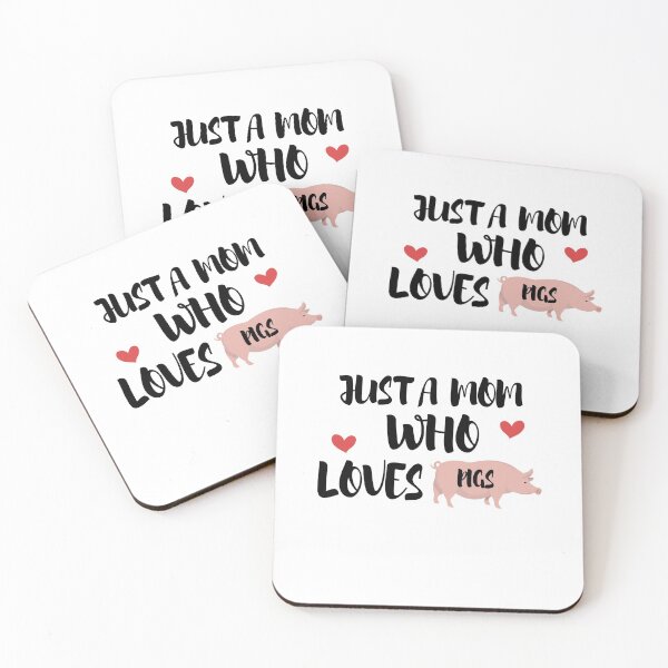 Item preview, Just A Mom Who Loves Pigs designed and sold by imaneless.