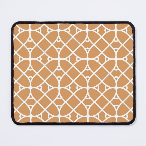 Item preview, Orange and White Shape Pattern Ovals Coordinates w/ Sherwin Williams 2022 Popular Color Bakelite Gold SW 6368 - Colour Trends designed and sold by ColorOfTheYears.