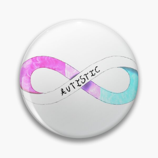 Aperçu de l'œuvre Autisme Infinity Sign Androgyne Pride Design créée et vendue par UpInFlamesWrite.