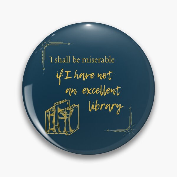 Item preview, Bookish library pride and prejudice quote for book lovers   designed and sold by nerdgurllreadz.
