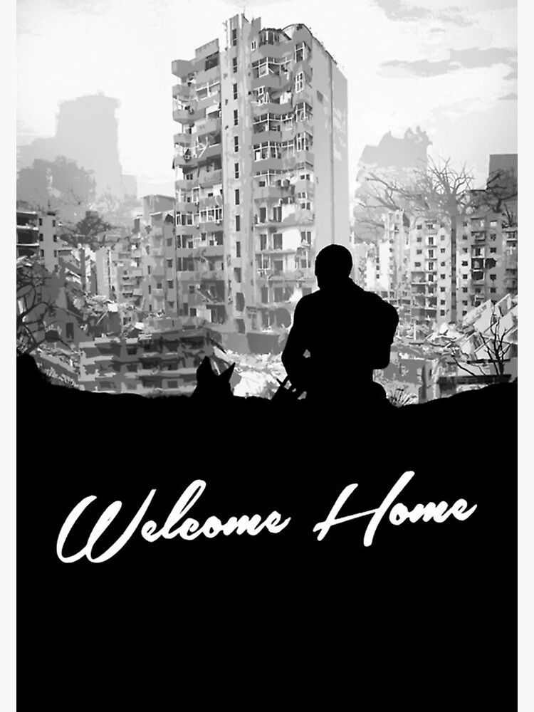 Minimal Silhouette Poster Design Welcome Home Premium Matte Vertical Poster Sold By Ghulam 9428