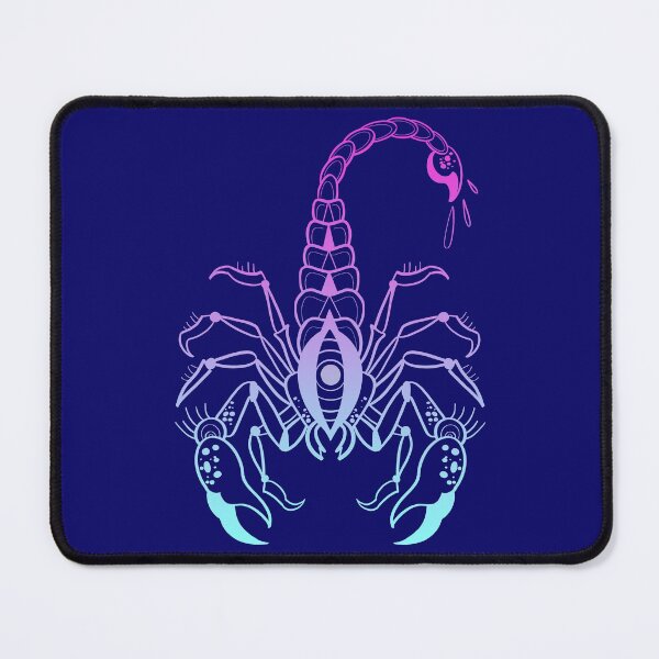 Item preview, Pink and blue traditional Scorpio designed and sold by Blacklinesw9.