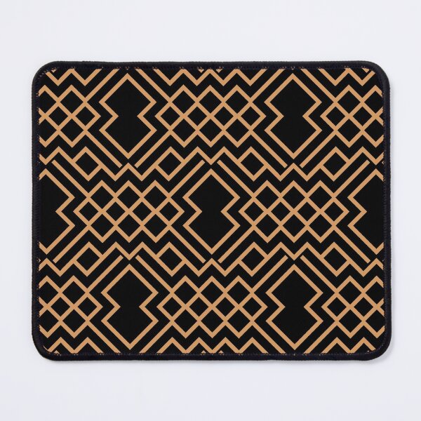 Item preview, Orange and Black Abstract Geometric Shape Pattern Coordinates w/ Sherwin Williams 2022 Popular Color Bakelite Gold SW 6368 - Colour Trends designed and sold by ColorOfTheYears.
