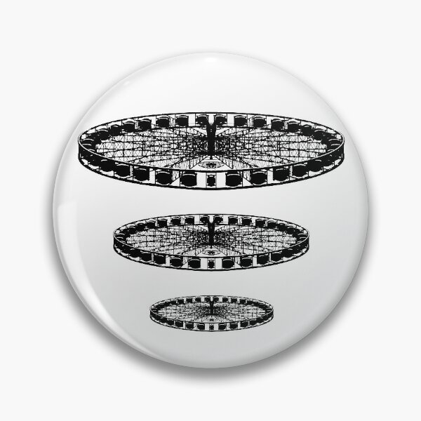 Item preview, Ferris Wheel Amusement Park x3 - Line Art designed and sold by mitevisuals.