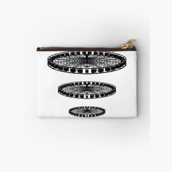 Item preview, Ferris Wheel Amusement Park x3 - Line Art designed and sold by mitevisuals.