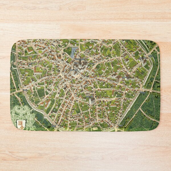 Item preview, 1956 Vintage Map of Soest, Germany designed and sold by Gin  Neko.