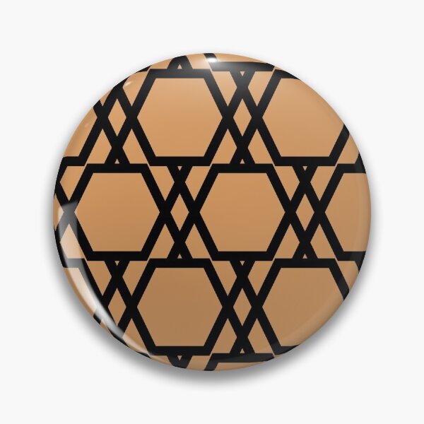 Item preview, Orange and Black Tessellation Line Pattern 20 Coordinates w/ Sherwin Williams 2022 Popular Color Bakelite Gold SW 6368 - Colour Trends designed and sold by ColorOfTheYears.