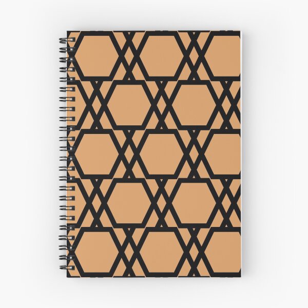 Item preview, Orange and Black Tessellation Line Pattern 20 Coordinates w/ Sherwin Williams 2022 Popular Color Bakelite Gold SW 6368 - Colour Trends designed and sold by ColorOfTheYears.
