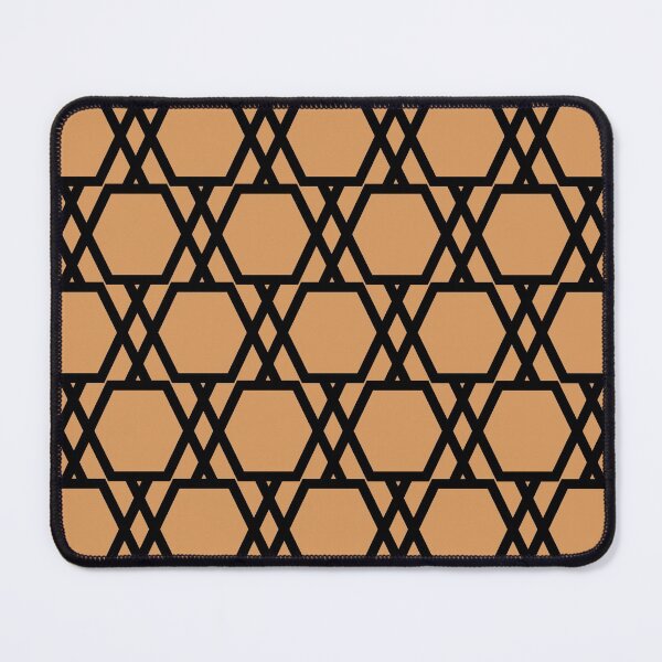 Item preview, Orange and Black Tessellation Line Pattern 20 Coordinates w/ Sherwin Williams 2022 Popular Color Bakelite Gold SW 6368 - Colour Trends designed and sold by ColorOfTheYears.