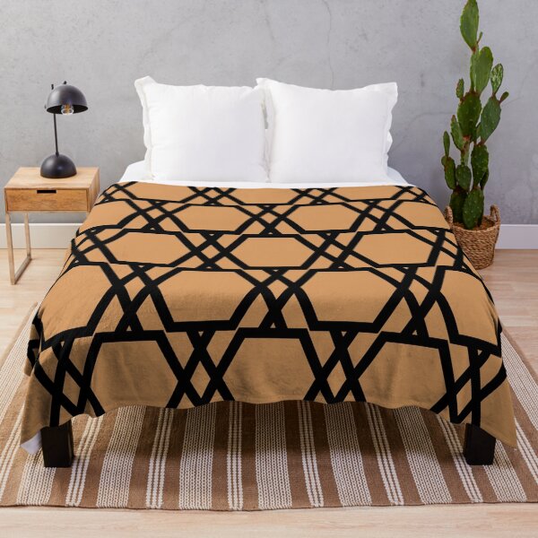 Item preview, Orange and Black Tessellation Line Pattern 20 Coordinates w/ Sherwin Williams 2022 Popular Color Bakelite Gold SW 6368 - Colour Trends designed and sold by ColorOfTheYears.
