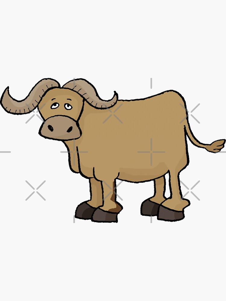 Thumbnail 3 of 3, Sticker, Buffalo designed and sold by GuyFox.