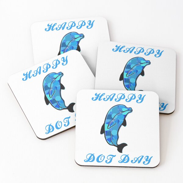 Item preview, Happy Dot Day Dolphin Make Your Mark See Where It Takes You designed and sold by KeysTreasures.