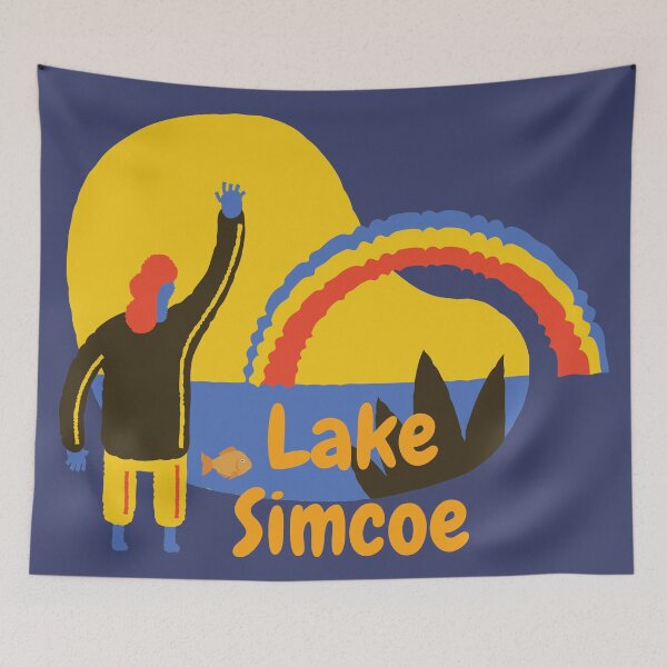 Item preview, Fishing On Lake Simcoe-Lake Simcoe in southern Ontario Canada designed and sold by Red-ElYoubi.